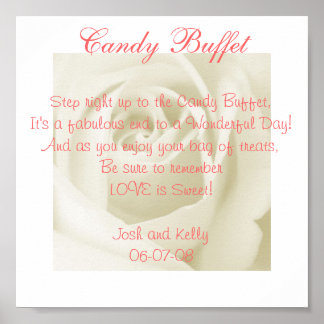 Candy Bord Dikt Poster