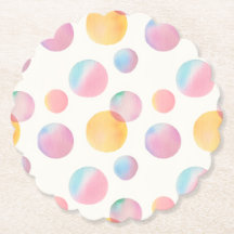 Candy Bubbles Papper Underlägg
