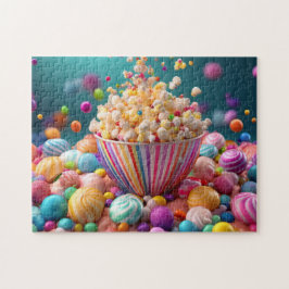 Candy Burst Popcorn Delight Pussel