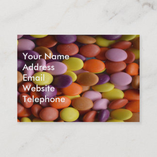 Candy Buttons Visitkort