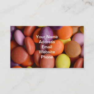 Candy Buttons Visitkort