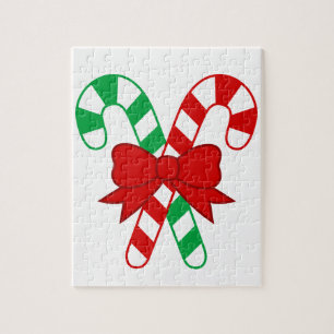 Candy cane 8x10 Fotopussel med Gift box