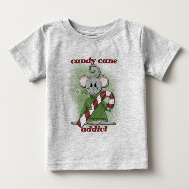 Candy cane Addict Tshirts and Gifts (Framsida)