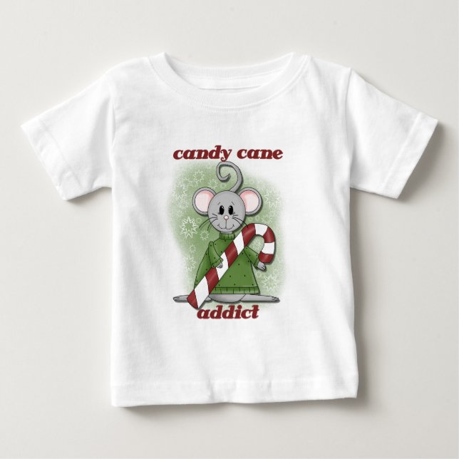 Candy cane Addict Tshirts and Gifts (Framsida)