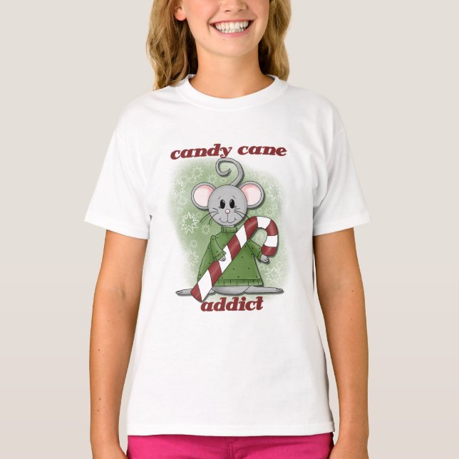 Candy cane Addict Tshirts and Gifts (Framsida)