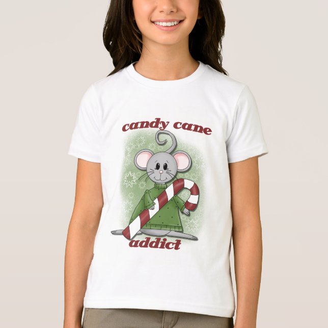 Candy cane Addict Tshirts and Gifts (Framsida)