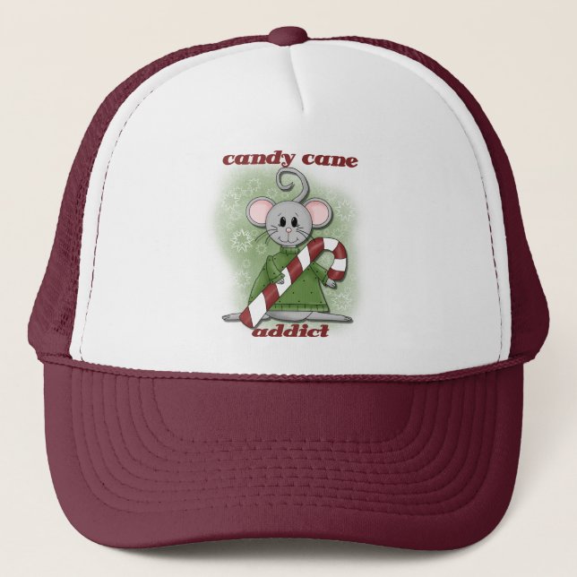 Candy cane Addict Tshirts and Gifts Keps (Framsida)