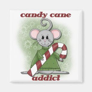Candy cane Addict Tshirts and Gifts Magnet
