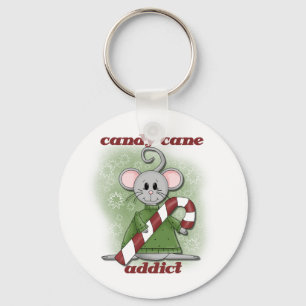 Candy cane Addict Tshirts and Gifts Nyckelring