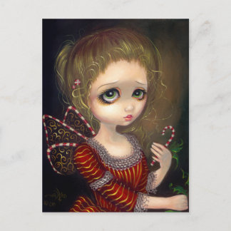 "Candy cane Angel" vykort