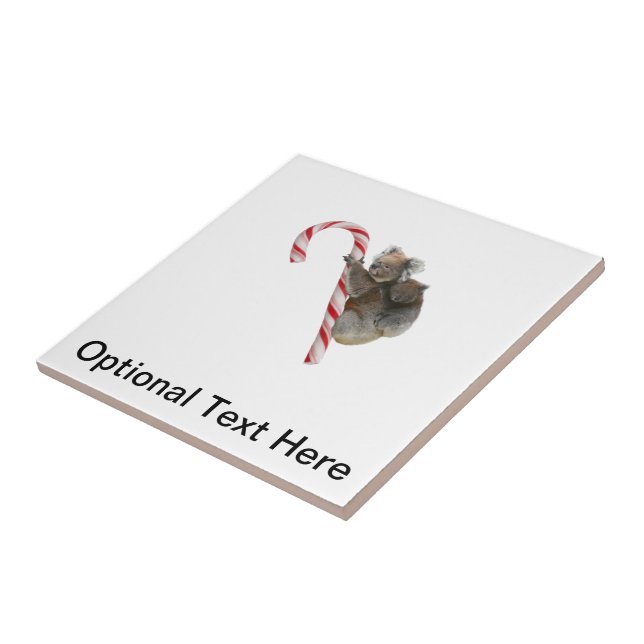 Candy cane Australian Koala Bears Kakelplatta (Sidan)