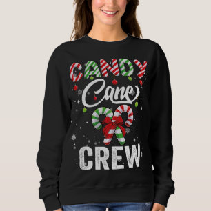 Candy cane besättning Matching Squad Santa julafto T Shirt