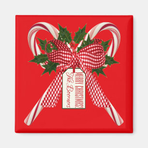 Candy cane Bouquet jul Önskemål Magnet