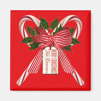Candy cane Bouquet jul Önskemål Magnet