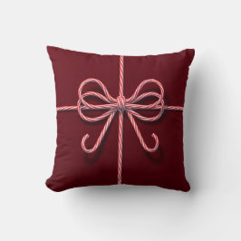 Candy cane Bow Dekorativ kudde