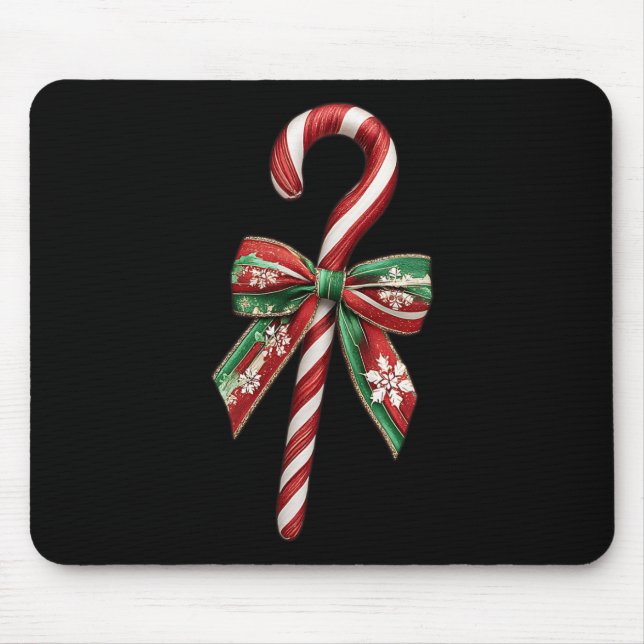 Candy cane Bow-julklappen Musmatta (Framsidan)