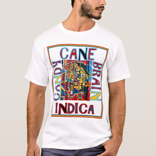 CANDY CANE BRAIN INDICA T SHIRT (Framsida)