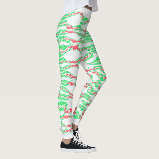 Candy cane Camo Leggings (Höger)
