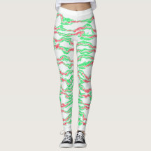 Candy cane Camo Leggings