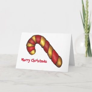 Candy cane Candycane Helgdag God jul Helgkort