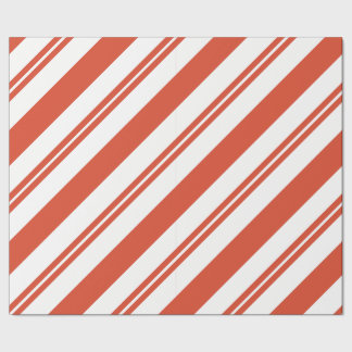 Candy Cane Chorus-Big Stripe Diagonal Presentpapper