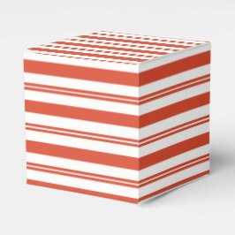 Candy Cane Chorus-Big Stripe Horizonal Gift Box Presentaskar