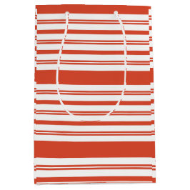 Candy Cane Chorus-Stripe-Horizontal Gift Bag