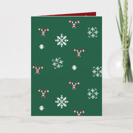 Candy Cane Christmas Card Helgkort