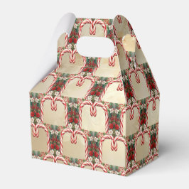 Candy Cane Christmas Holiday Gift Box Presentaskar