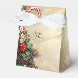 Candy Cane Christmas Holiday Gift Box Presentaskar