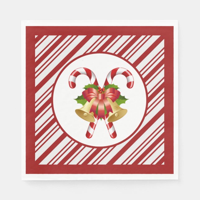 Candy Cane Christmas  Pappersservett (Framsidan)