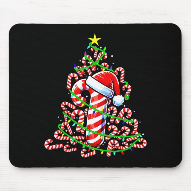 Candy Cane Christmas Tree Lights Santa  Musmatta (Framsidan)