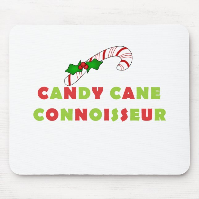Candy cane Connoutfärdare Tshirts och Gifts Musmatta (Framsidan)