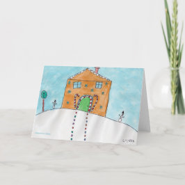 Candy Cane Cottage - KidsArt for CHOC Kort