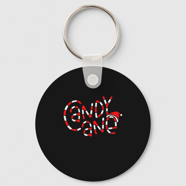 Candy Cane Crew Christmas Xmas Love Candy Boys Gir Nyckelring (Framsida)