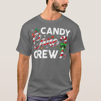 Candy Cane Crew Funny Christmas Candy Lover Ugly S T Shirt