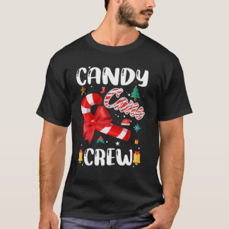 Candy Cane Crew Funny Christmas Candy Lover Xmas G T Shirt