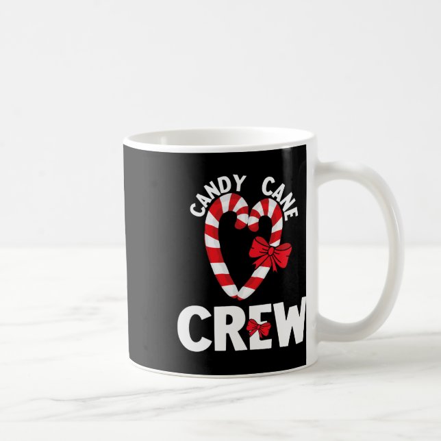 Candy Cane Crew Funny Christmas Sweet Candy Merry  Kaffemugg (Höger)