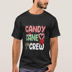 Candy cane Crew Funny God Jul Sweet Candy Merry T Shirt