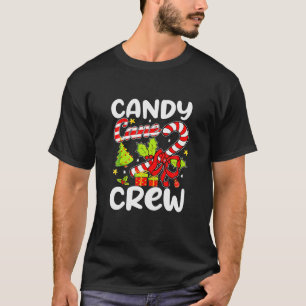 Candy cane Crew Funny jul Candy Älskare Kids B T Shirt
