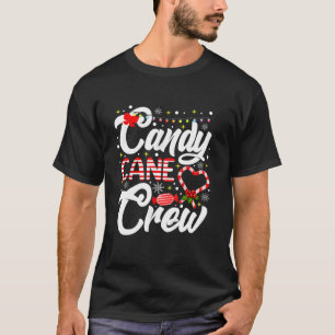 Candy cane Crew Funny jul Candy Älskare X Mas T Shirt
