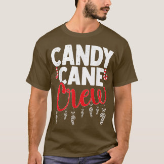 Candy cane Crew Funny Julsötsaker Älskare Cand T Shirt