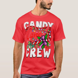 Candy cane Crew jul Candy Älskare Kids Boys Gi T Shirt