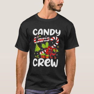 Candy cane Crew jul Candy Älskare Kids Boys Gi T Shirt