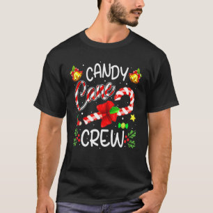 Candy cane Crew jul Candy Julafton T Shirt