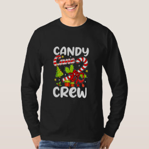 Candy cane Crew jul Candy Kids Boys Girls X T Shirt
