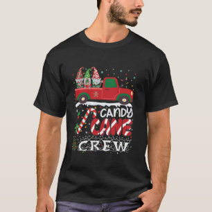 Candy cane Crew jul - fjol Candy Älskare X mas T Shirt