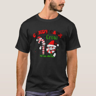 Candy cane Crew jul Julafton Kärlek Candy T Shirt