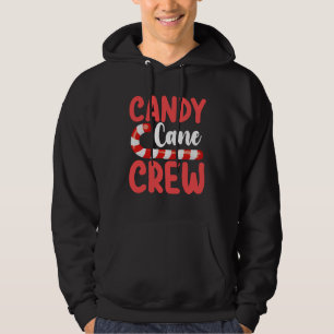 Candy Cane Crew jul pyjamas för familjen Hoodie