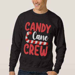Candy Cane Crew jul pyjamas för familjen Lång Ärmad Tröja